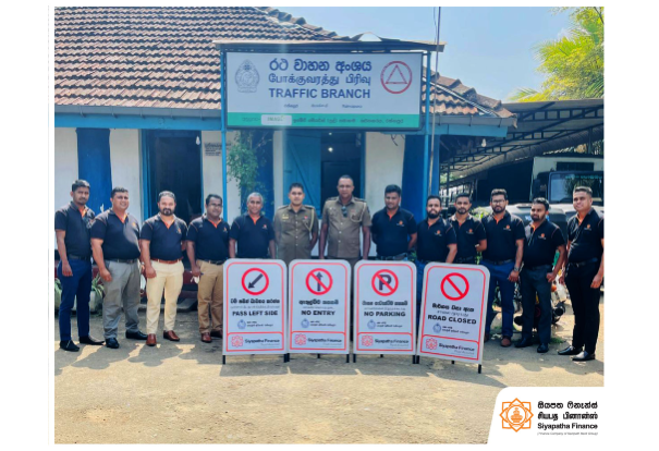 Siyapatha Finance promotes road safety awareness in Ratnapura